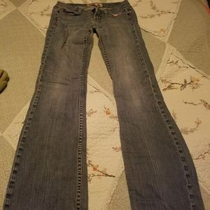 Pink jeans size 2